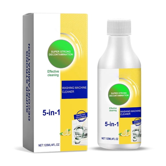 Powerful Washing Cleaner for Deep Cleaning and Deodorizing - Removes Stubborn Dirt and Scale, Ensures Fresh Clothes, Easy to Use for All Washing Machines