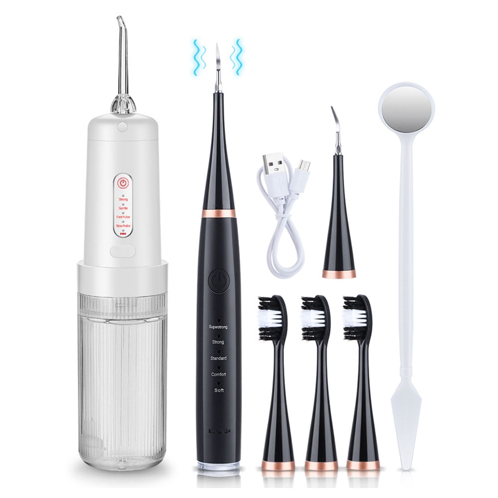Powerful dental water jet pick flosser irrigator mouth washing machine ...
