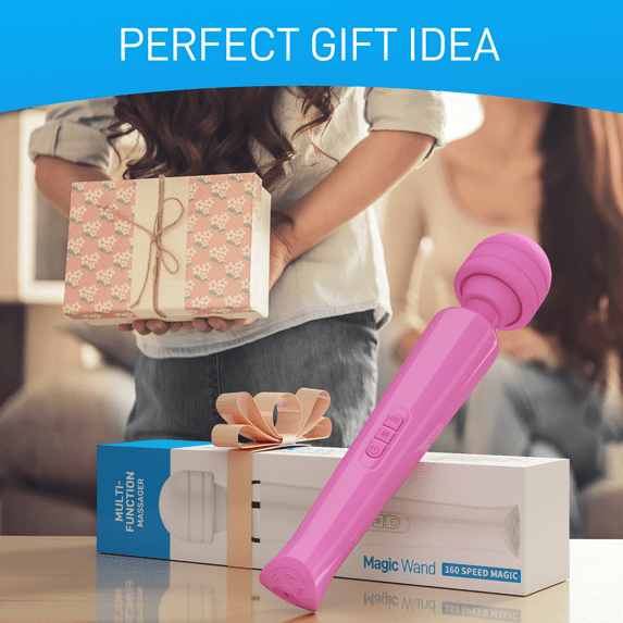 Powerful handheld massage wand magic massage wand, full body personal massage therapy wand, suitable for fitness enthusiasts, exercise recovery, muscle soreness, upper back pain