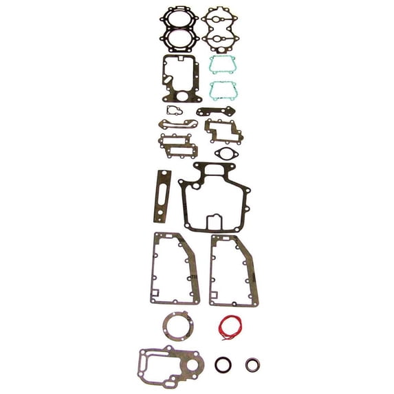 Powerhead Gasket Kit Compatible with 1987-1989 Force 50 HP 2-Cylinder Outboard Motor 3.312 Bore FG1025-1 FG1024-1 27-809752A1