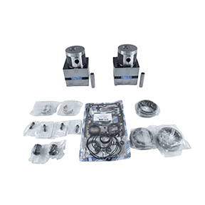 Powerhead Rebuild Kit Compatible with J/E 40-60HP 2-Cyl E-TEC 2-Stroke Outboard 3.631" Pistons Rings Gasket Set Marine Engine 3.631 Cylinder Direct Fit 2004-2017 .030 Over 40HP 50HP
