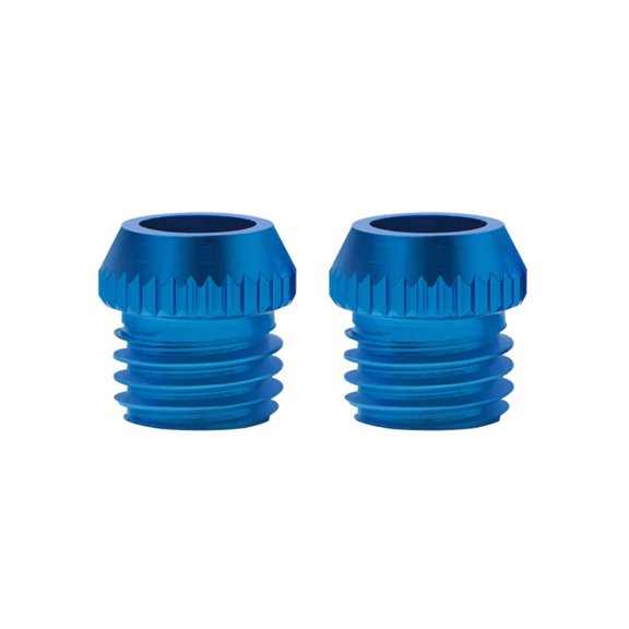 Powerhobby PHBTRX444 Blue Aluminum Cooling Hose Ferrule Cover for Traxxas Spartan and M41 Boats