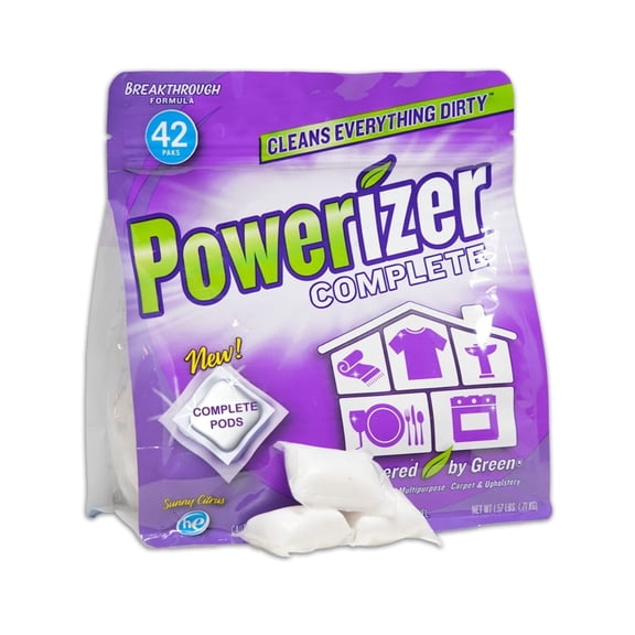 Powerizer Complete Eco-Friendly all Purpose Cleaner Pods