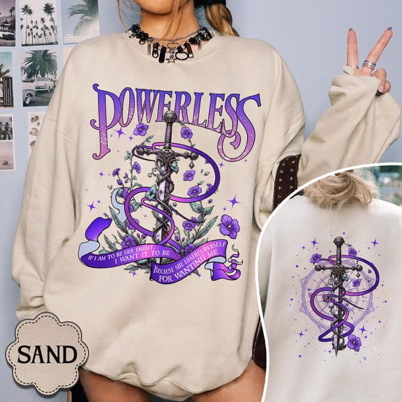Powerless Sweatshirt, Vicious Little Thing Powerless Shirt, Kai Azer Hoodie, Paedyn Gray, Lauren Roberts, Booktok Merch, Reckless Book TSHIRT All Size S-5XL
