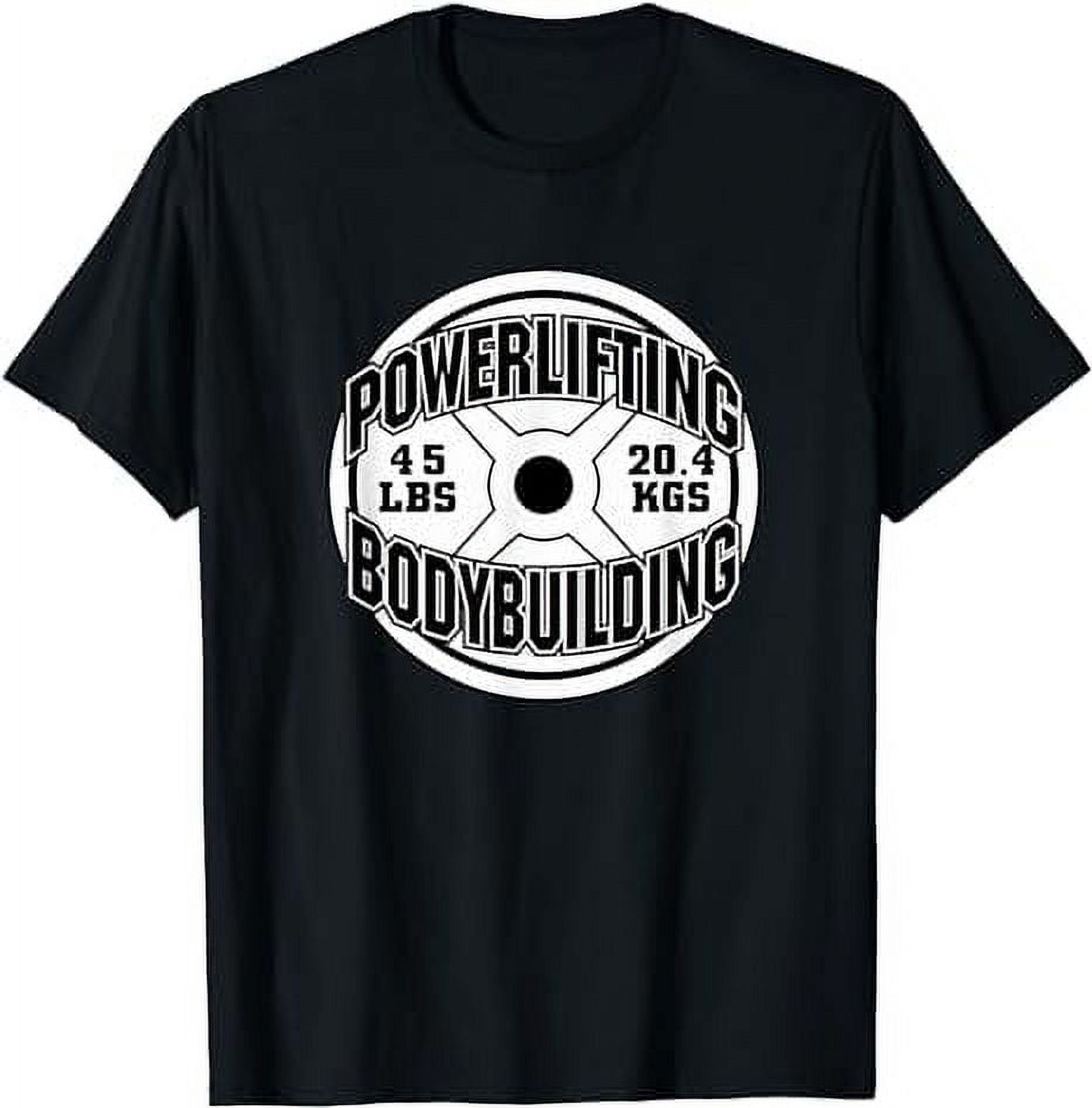 Powerlifting Bodybuilding Weightlifting T-Shirt For Men - Walmart.com