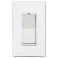 thumbnail image 1 of Powerline Control Systems WS1R-15-W Single Relay Wall Switch, White - 15Ah, 1 of 2