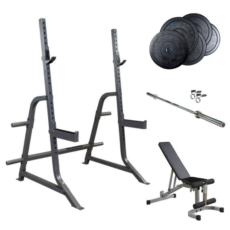 Body solid online bench press rack