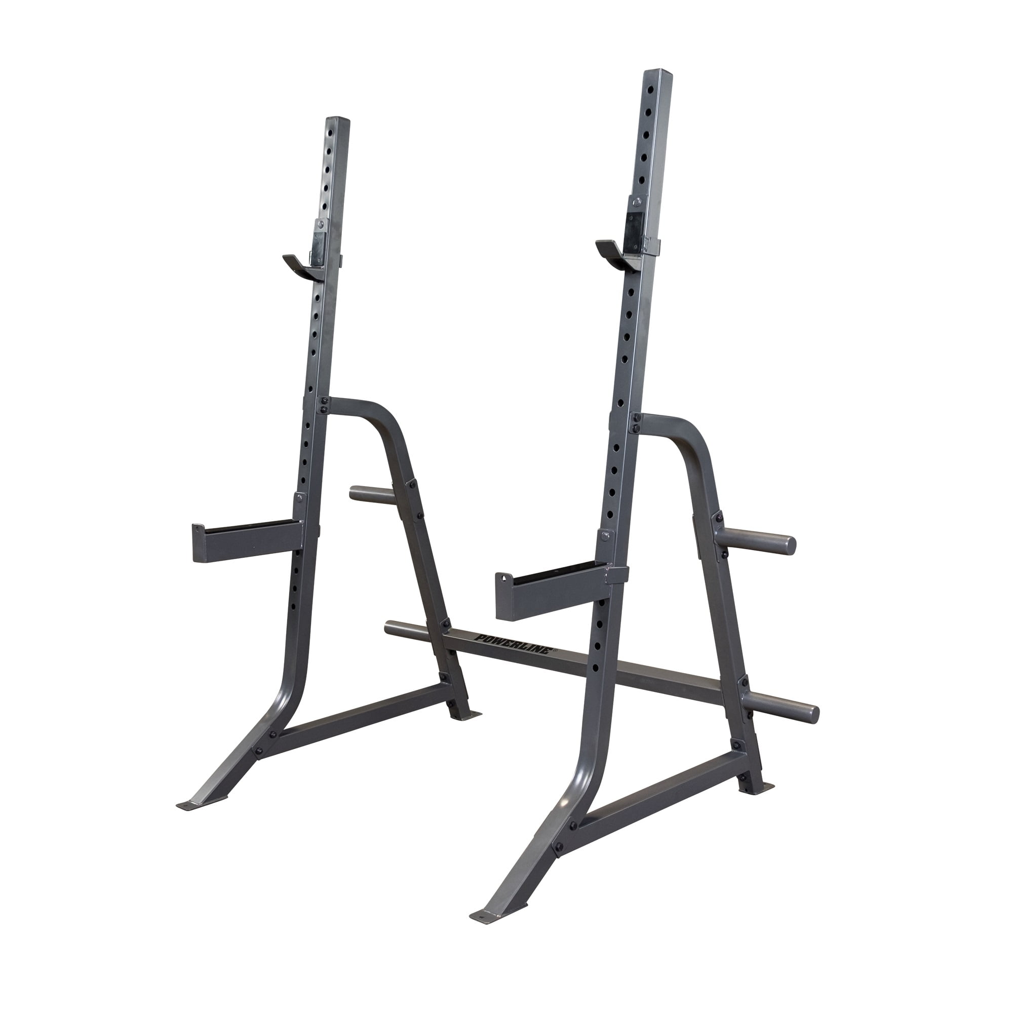 Gray Heavy-Duty Steel Adjustable Multi-Press Rack for Home Gym