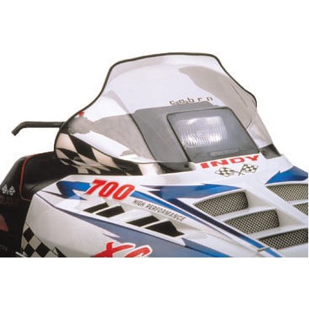Powermadd 11132 fits Cobra™ Windshield - 14in. - Clear/Racer Graphics