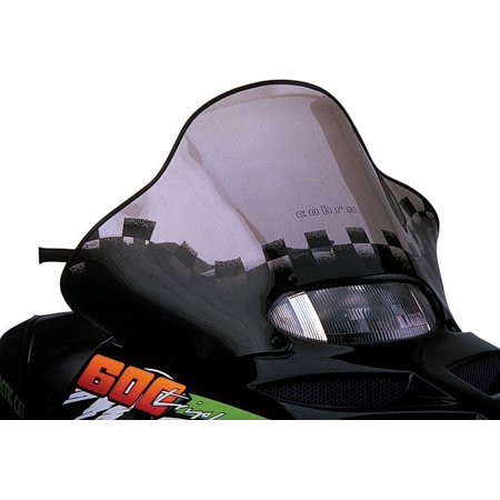 Powermadd 12530 fits Cobra™ Windshield - 16.5in. - Tint/Black Checks