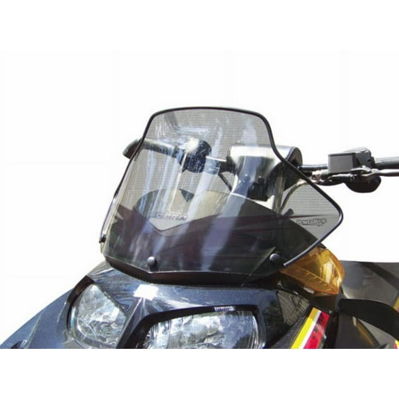 Powermadd 13031 fits Cobraâ„¢ Windshield - 11in. - Tint with Black Graphics (Tint/Black Graphics)