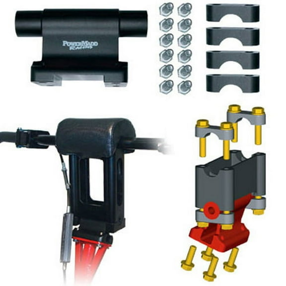 Powermadd 45582 Riser Block Conversion Kit Skidoo