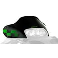 thumbnail image 1 of Powermadd Cobra Windshield Arctic Cat Low Black with Green Checks - 12320, 1 of 3