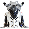thumbnail image 1 of Powermadd Fits Cobra Windshield Low Smoke 15" For '20-22 Polaris Matryx Chassis, 1 of 1
