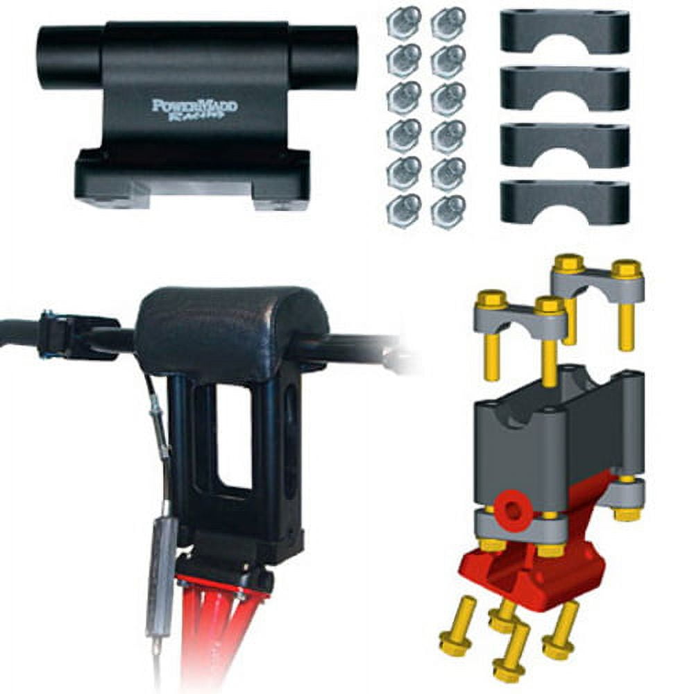 Powermadd Riser Block Conversion Kit Yamaha P/N 45583 - Walmart.com