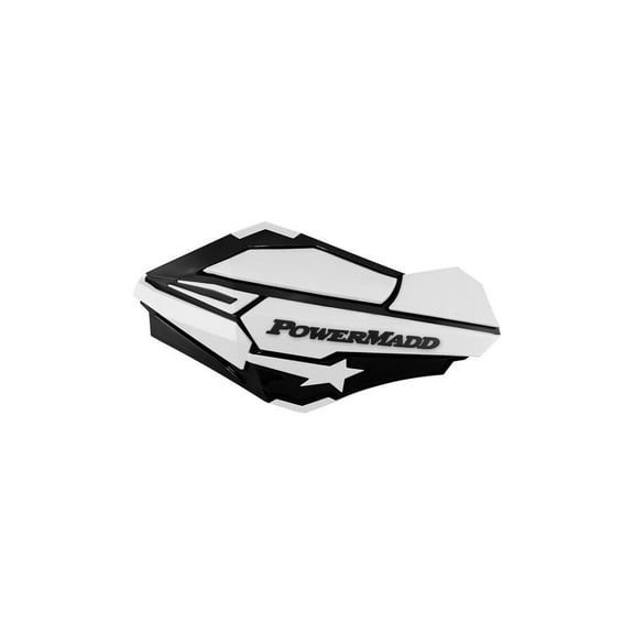 Powermadd Sentinel Black/White Handguards (34428)