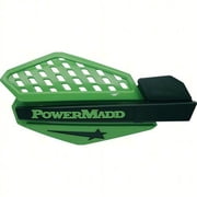 Powermadd Star Series Green/Black MX Handguards w/Removable Vent Covers 34203