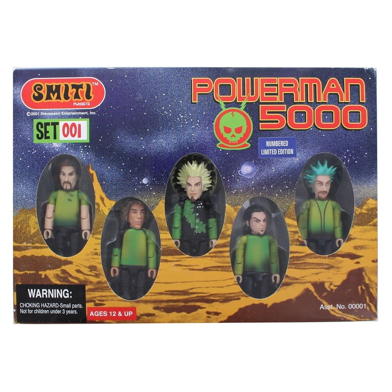 SMITI Powerman 5000 フィギュア セット001 Powerman 5000 Limited Edition SMITI 3 Inch Mini Figure Set