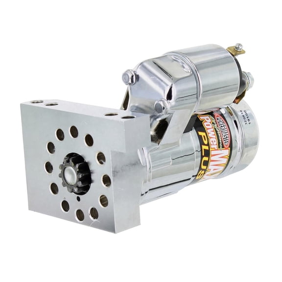 Powermaster 19100 PowerMAX Starter, Mini, Chrome, Chevy