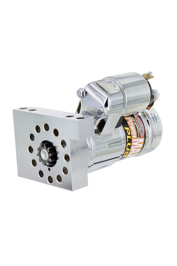 Powermaster 19100 PowerMAX Starter, Mini, Chrome, Chevy
