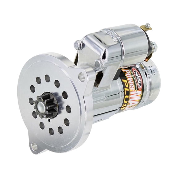 Powermaster 19103 PowerMAX Starter, Hitachi, Chrome, Ford Fits select: 1975-1996 FORD F150, 1966-1973 FORD MUSTANG