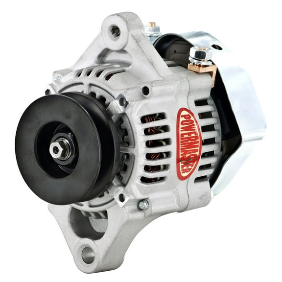 Powermaster 8172 Denso Racing Alternator 50 Amp 12V One Wire Small