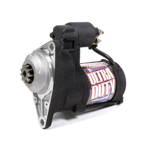 Powermaster 9057 Ultra Duty Diesel Starter; 3.75:1 Gear Reduction; Black Wrinkle Finish;