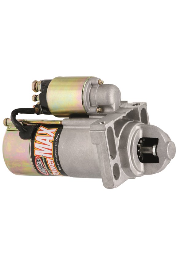 Powermaster 9201 PowerMax Starter; Chevy/Pontiac LS Engines; Chevy/GMC LS; 168 Tooth Flywheel; Chrome; Fits select: 2010-2015 CHEVROLET CAMARO, 1997-2013 CHEVROLET CORVETTE