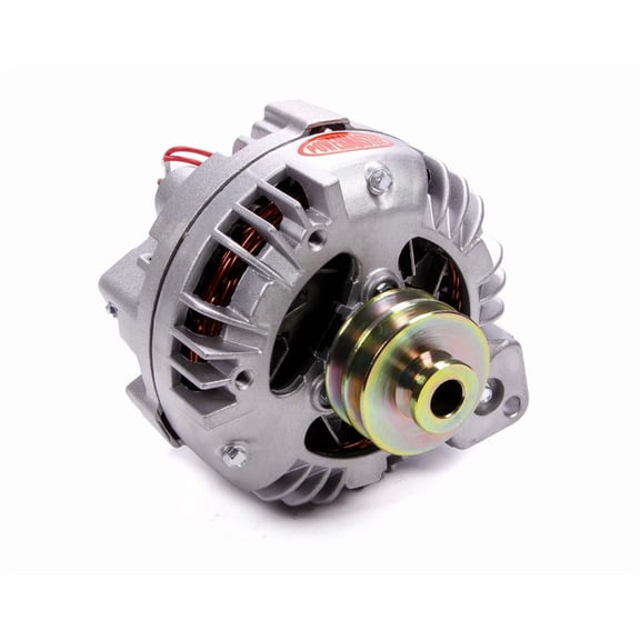 Powermaster Performance 75091 Alternator Fits 1970-87 Chrysler Squareback 95 Amp 2V pulley 1 Wire Only Natural Finish