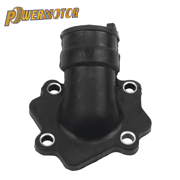 Powermotor 2-Stroke 50cc Scooter Moped Carburetor Intake Manifold Durable Rubber Intake Boot Connector Fit For Yamaha Jog 50 & Minarelli Engine Moped Scooter Replacement Part
