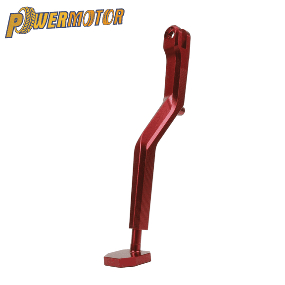 Powermotor Red Electric Motorcycle Adjustable Side Kickstand For Surron Light Bee X S Talaria Sting Electric Dirt Bike Enduro Motocross Tuning Replacement Part