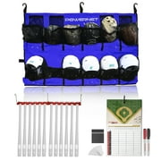 Powernet On Deck Team Bundle, Dugout Organizer for Baseball & Softball, Team Equipment Organizer, Hanging Baseball Glove & Helmet Holder, Fence Bat Rack, Dry Erase Magnetic Lineup Board