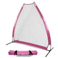 thumbnail image 1 of Powernet Portable Baseball Practice Net for Pitching and Hitting, Softball Pitching Net, Pop Up Batting Cage Net Coach Shield from Errant Throws, Backyard Outdoor Training, 7 FT A-Frame Screen, 1 of 6