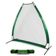 thumbnail image 1 of Powernet Portable Baseball Practice Net for Pitching and Hitting, Softball Pitching Net, Pop Up Batting Cage Net Coach Shield from Errant Throws, Backyard Outdoor Training, 7 FT A-Frame Screen, 1 of 6