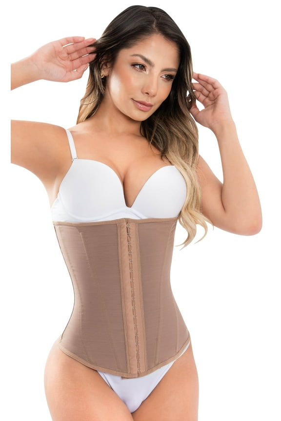 Powernet Waist Cincher Trainer Women Girdle 3 Hooks Fajas Cinturilla Reductoras Colombianas Moldeadoras 634C Large