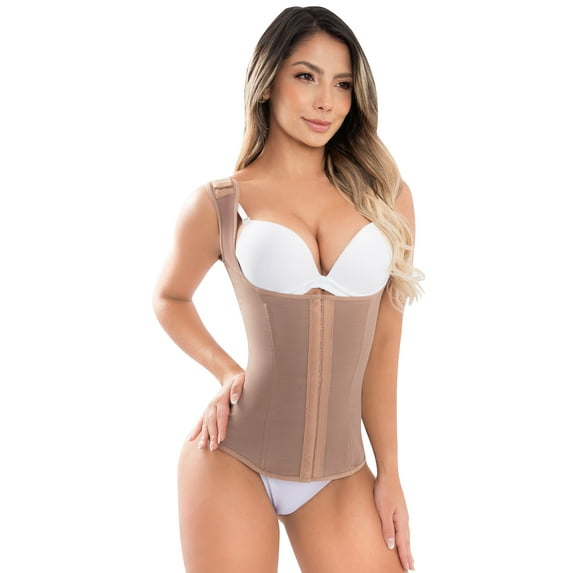 Powernet Waist Cincher Vest Trainer Women Girdle 3 Hooks Fajas Chaleco Reductoras Colombianas Moldeadoras 635C Large