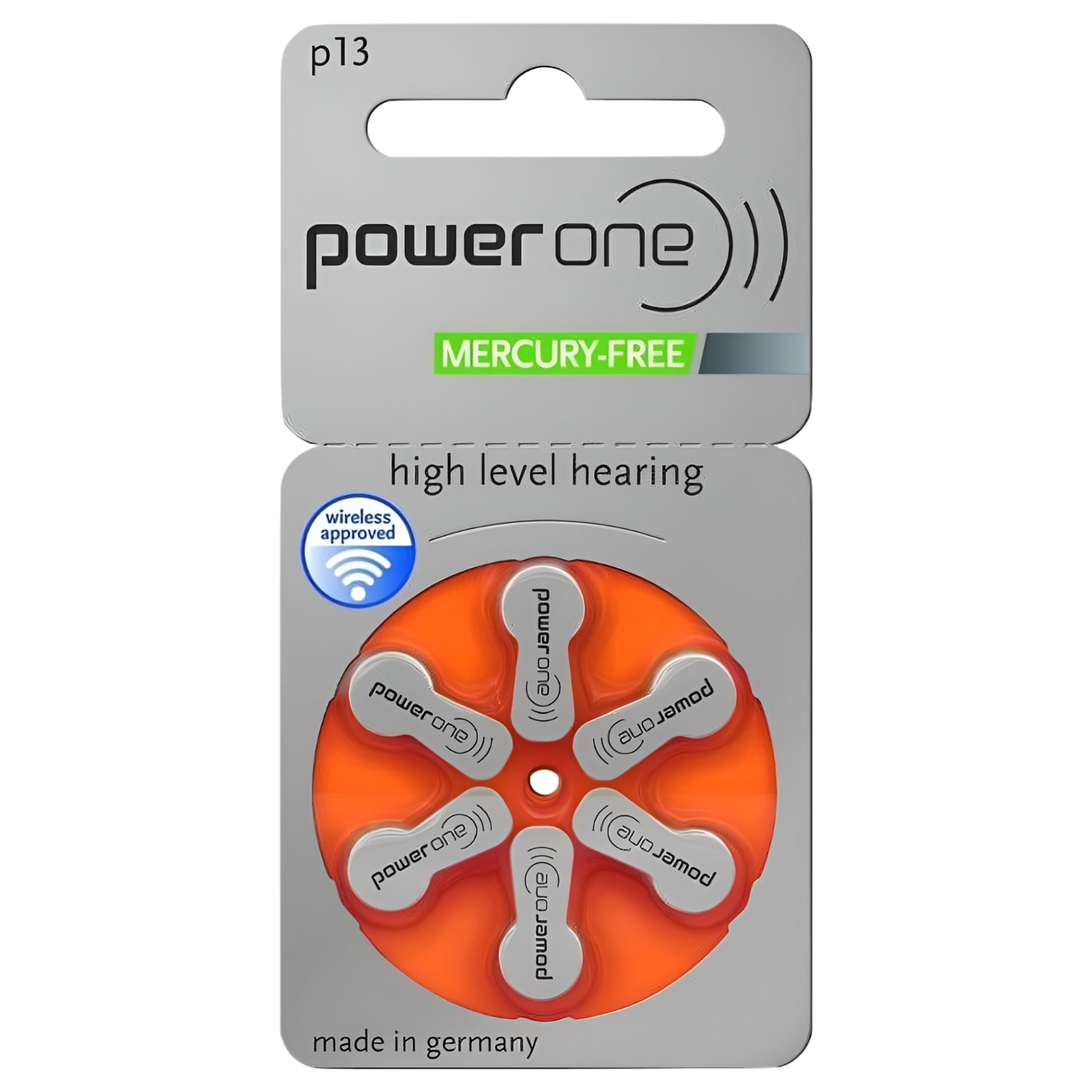 POWER-ONE Power One Size 13 Hearing Aid Batteries (60 Batteries )