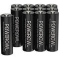 thumbnail image 1 of Powerowl 2800mAh Rechargeable AA Batteries 12-Pack NiMH High Capacity Double a Batteries, 1 of 7
