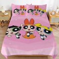 thumbnail image 1 of The Powerpuff Girls 3 Pieces Bedding Set 3D Printed Lightweight Bed Quilt Set Comforter Cover Set for Girls Kids Teens, 1 Quilt Cover 2 Pillowcases 102"x90", 1 of 8
