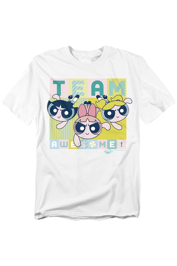 Powerpuff Girls - Awesome Block - Short Sleeve Shirt - X-Large