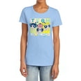 thumbnail image 1 of Powerpuff Girls Awesome Block Women's T Shirt, Light Blue, Medium, 1 of 6