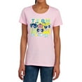 thumbnail image 1 of Powerpuff Girls Awesome Block Women's T Shirt, Pink, Large, 1 of 6