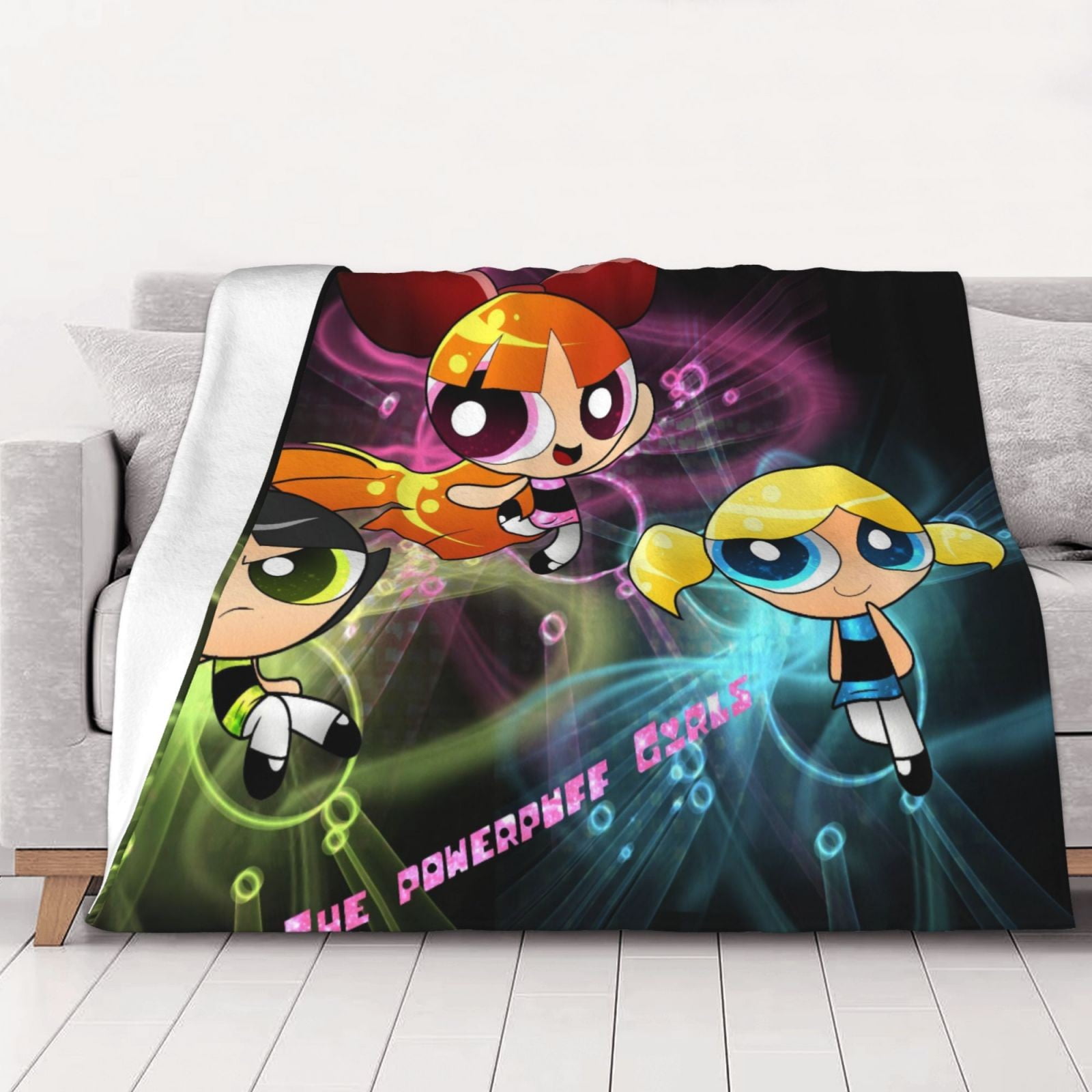 Powerpuff Girls Blanket Soft Bed Sofa Throw Cozy Lightweight Birthday Gift