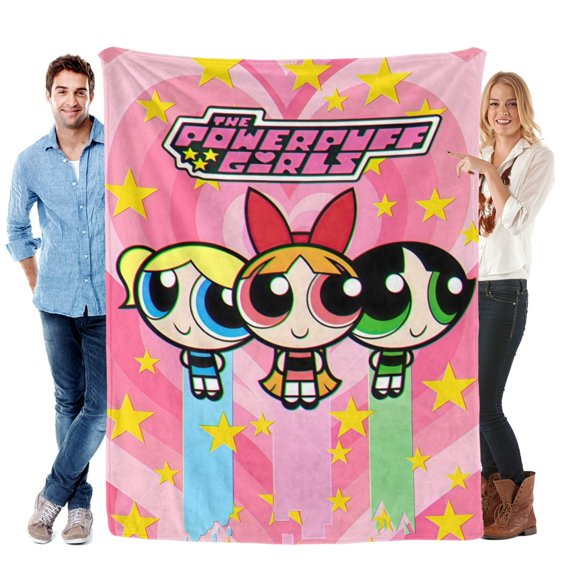Powerpuff Girls Blanket Soft Bed Sofa Throw Cozy Lightweight Birthday Gift