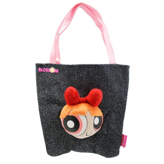 Powerpuff Girls Blossom Children's Small Light Pink Denim Play Handbag