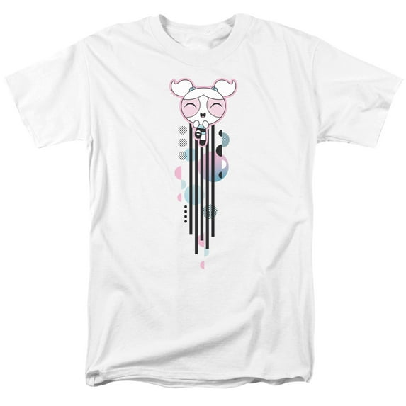 Powerpuff Girls Bubbles Streak S/S Adult 18/1 T-Shirt White