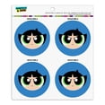 thumbnail image 1 of Powerpuff Girls Buttercup Head Refrigerator Fridge Locker Vinyl Circle Magnet Set, 1 of 5