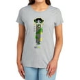 thumbnail image 1 of Powerpuff Girls Buttercup Streak Women's T Shirt, Athletic Heather, X-Large, 1 of 6
