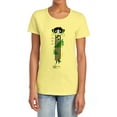 thumbnail image 1 of Powerpuff Girls Buttercup Streak Women's T Shirt, Banana, X-Large, 1 of 6