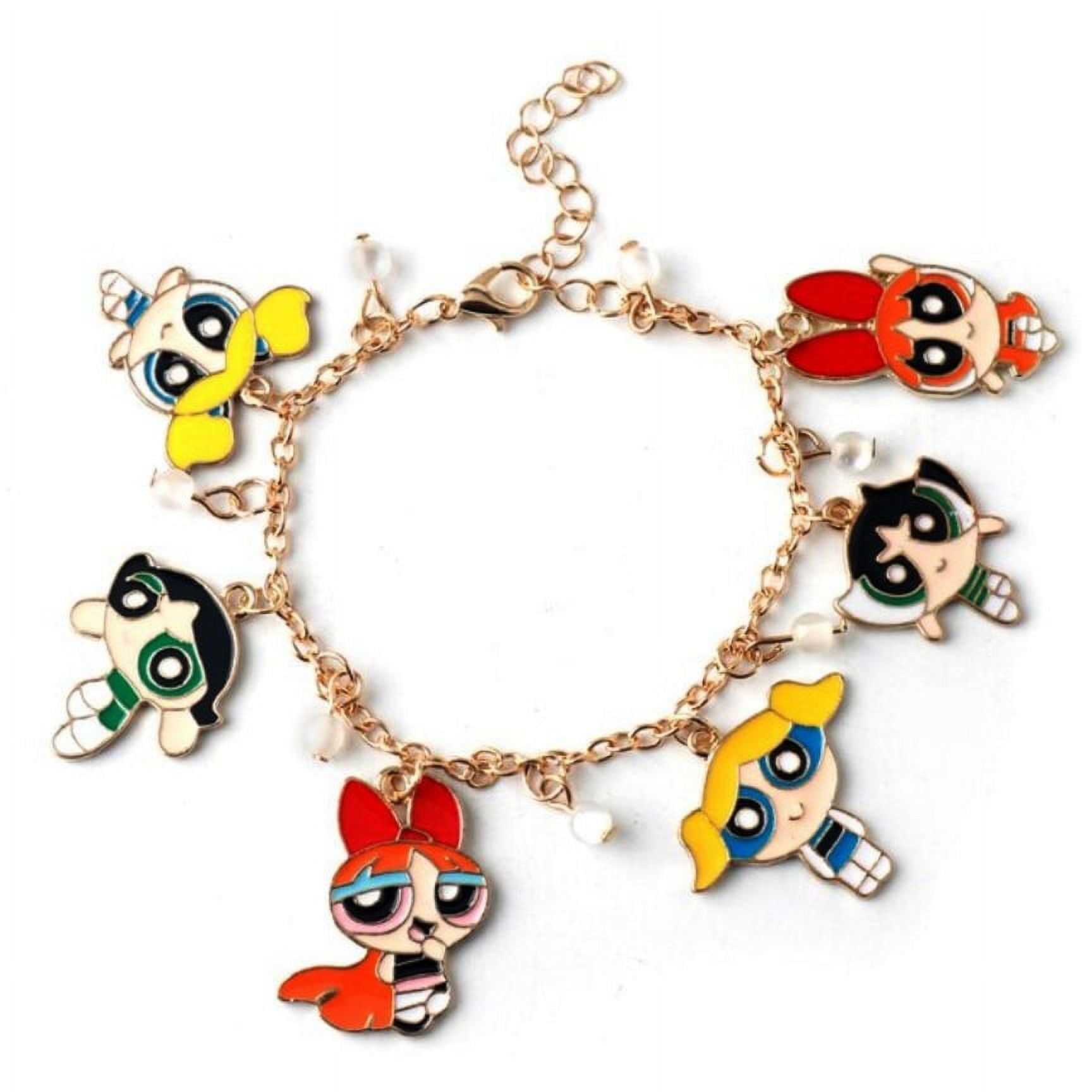 Powerpuff Girls Cartoon Characters Themed Charms Metal Novelty Charm